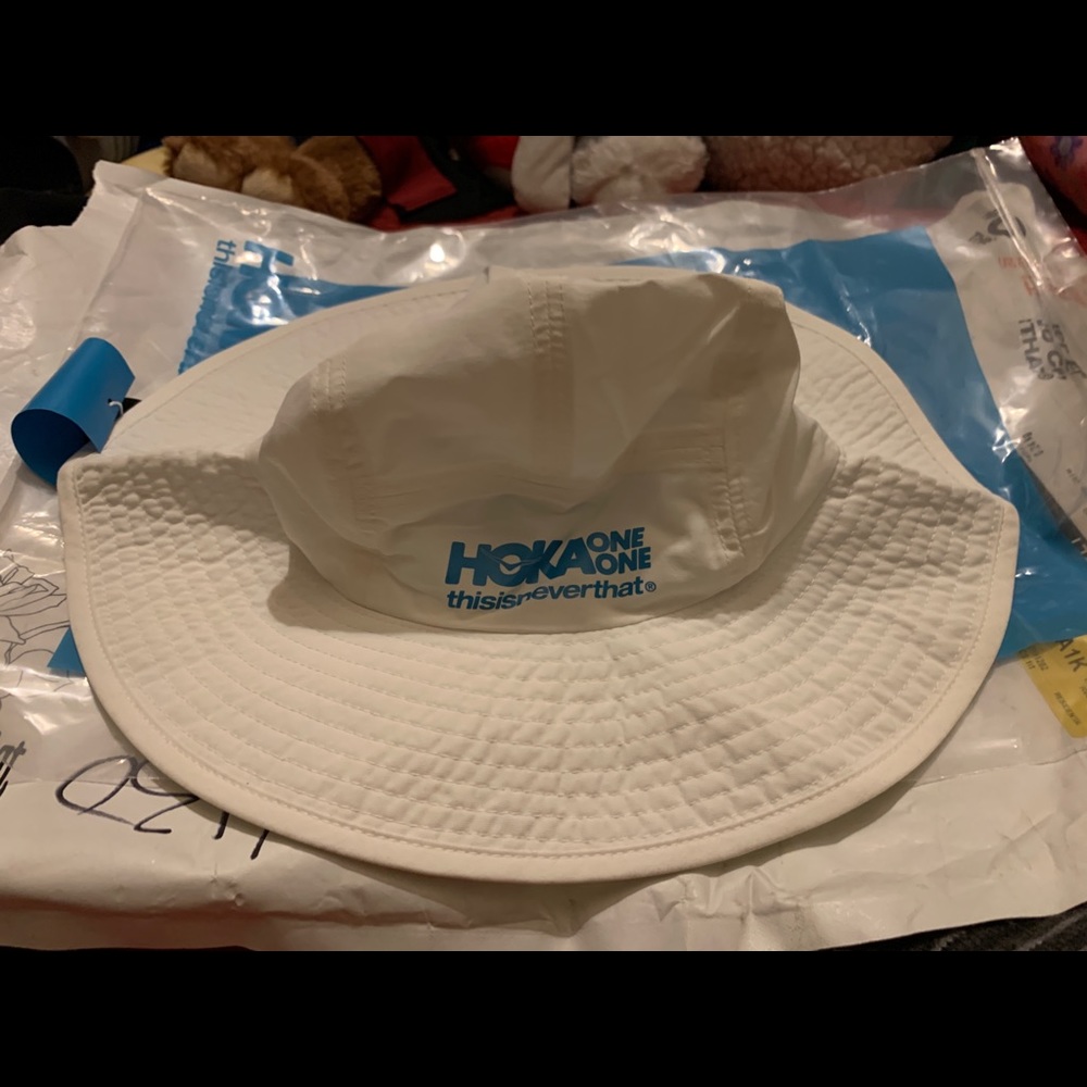 HOKA BKT hat, white NIB. Tags and in original packaging.  Retired product!